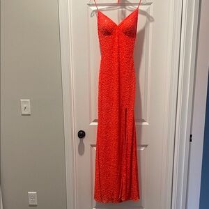 Scala Vibrant Coral Dress